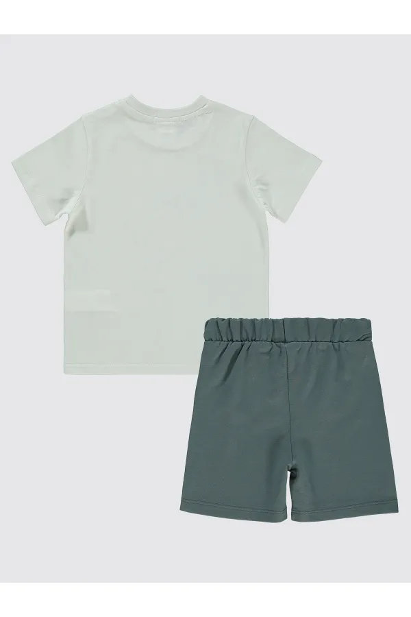 Erkek Çocuk Takım 2-5 Yaş Açık Gri - Paket