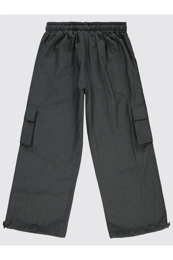 Pantalon pour fille 10-13 ans, couleur fumée - Emballage