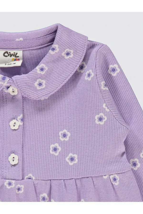 Baby Vest and Dress 0-24 Months Lilac - Package