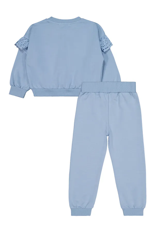 Girls Tracksuit 6-9 Years Blue - Package
