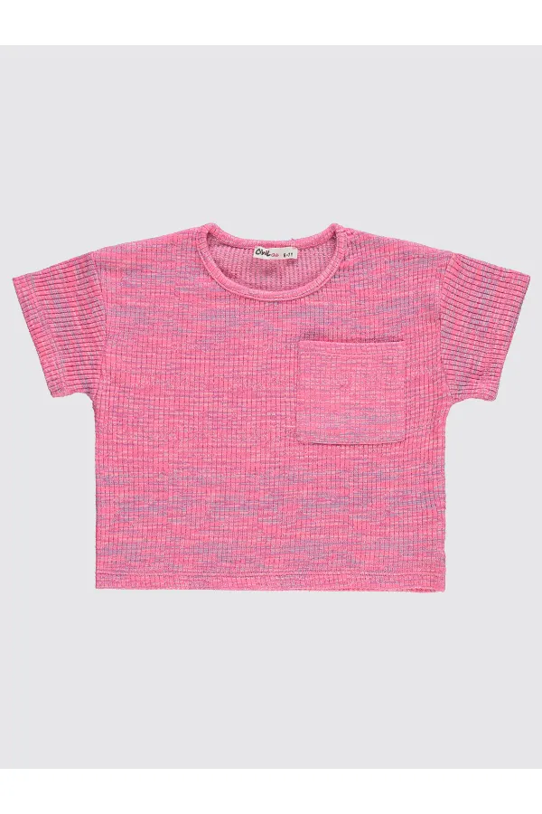 Girl's T-Shirt 10-13 Years Old Sweet Pink - Package