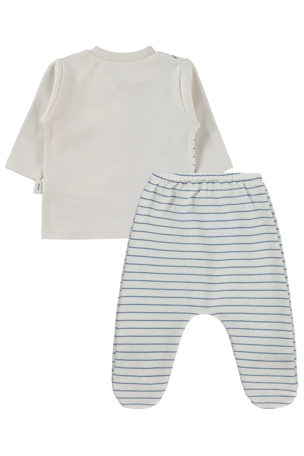 Baby Bodysuit Sets 0-24 Months Blue - Package