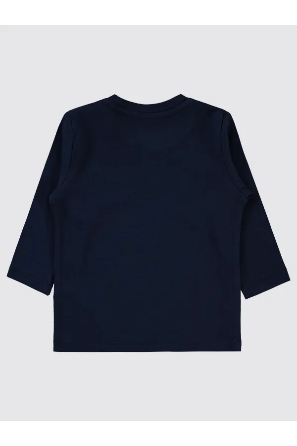 Bebek Sweatshirt 0-24 Ay Lacivert - Paket