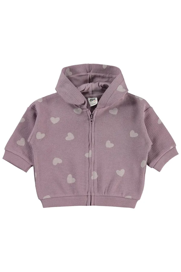 Gilet bébé lilas 0-24 mois - Lot