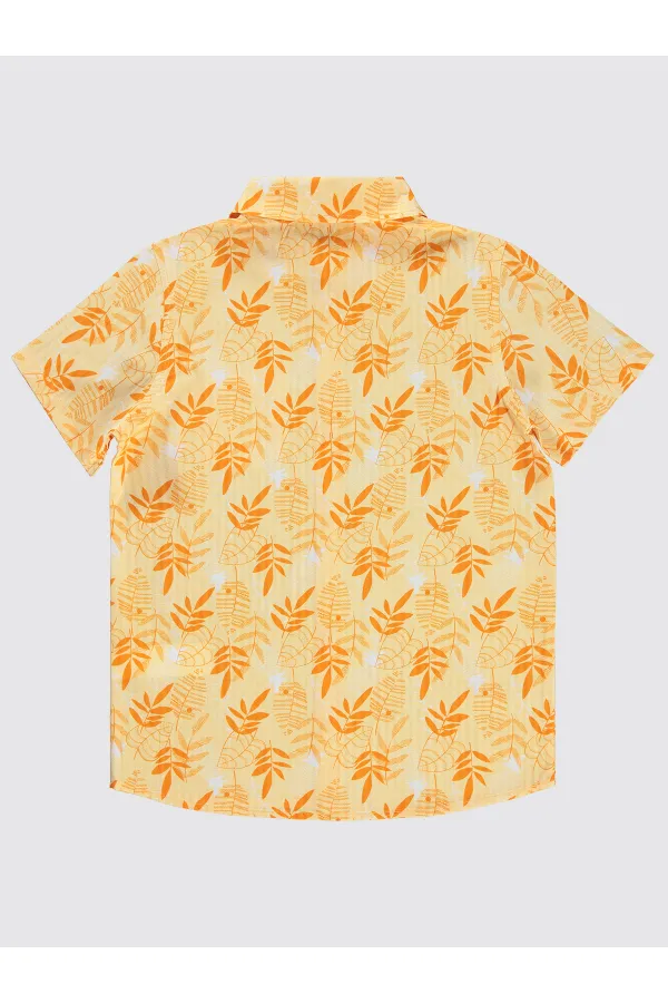 Erkek Çocuk Gömlek 10-13 Yaş Oranj - Paket