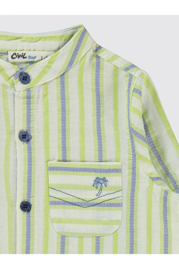 Costume vert pour garçon de 2 à 5 ans - Emballage