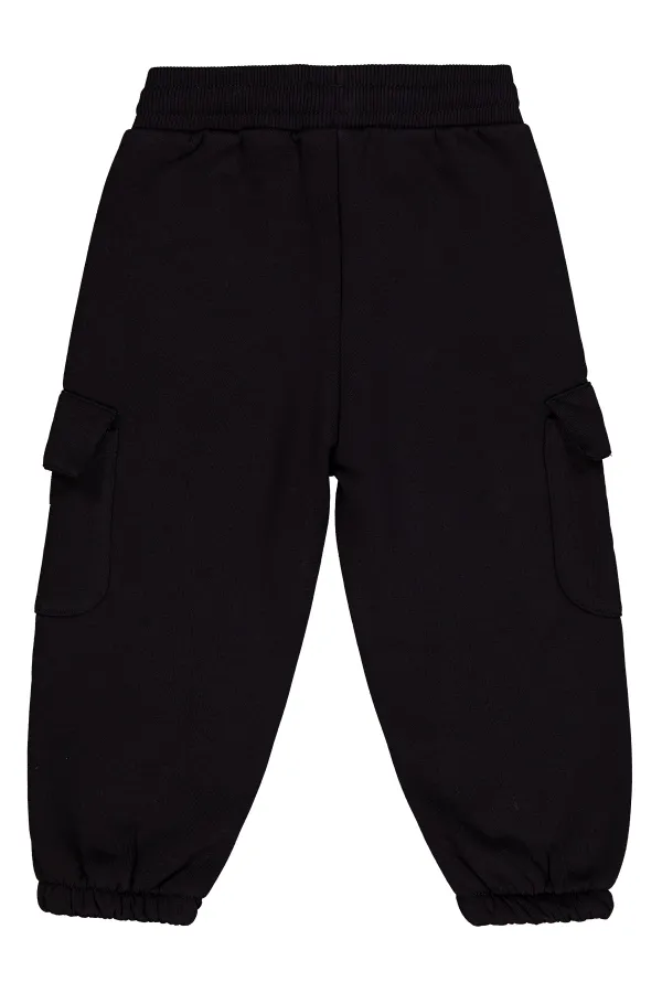 Bas de survêtement noir pour garçon de 2 à 5 ans - Lot