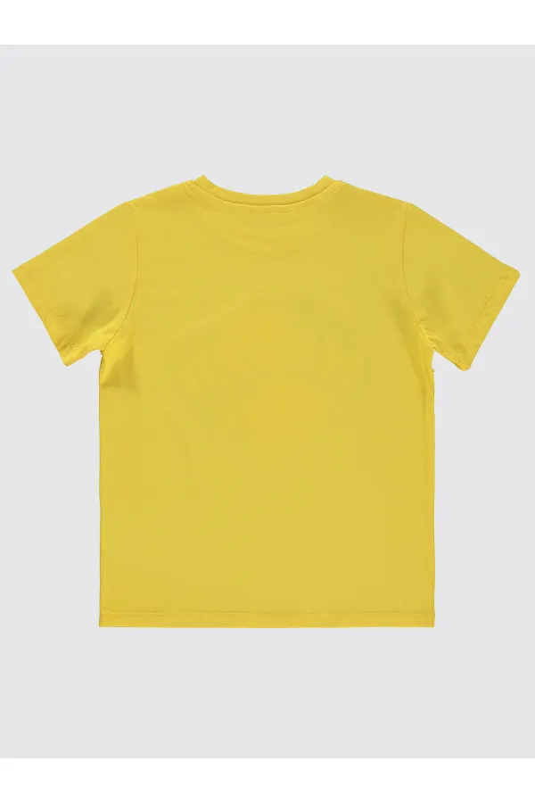 Boys T-Shirt 6-9 Years Yellow - Package