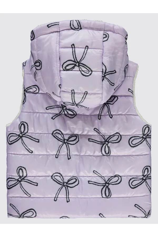 Kız Çocuk Yelek 2-5 Yaş Nazik Lavanta - Paket