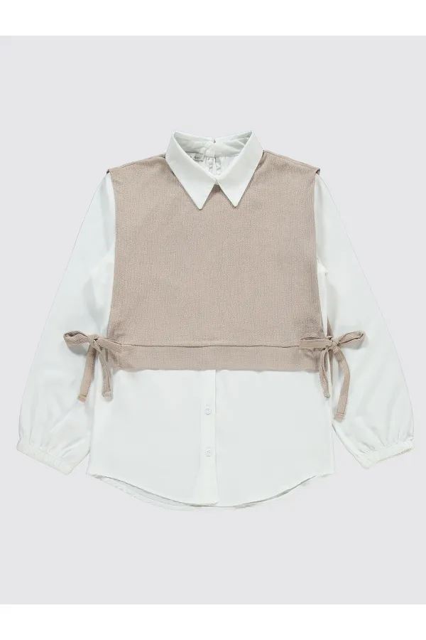 Ensemble beige pour filles de 10 à 13 ans - Emballage