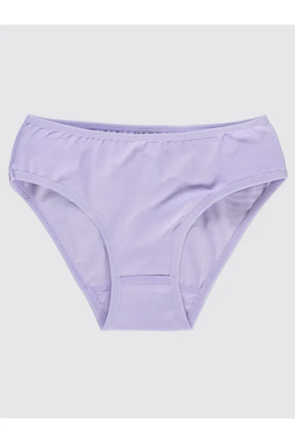 Culottes pour fille de 2 à 9 ans, blanc-lilas - Paquet