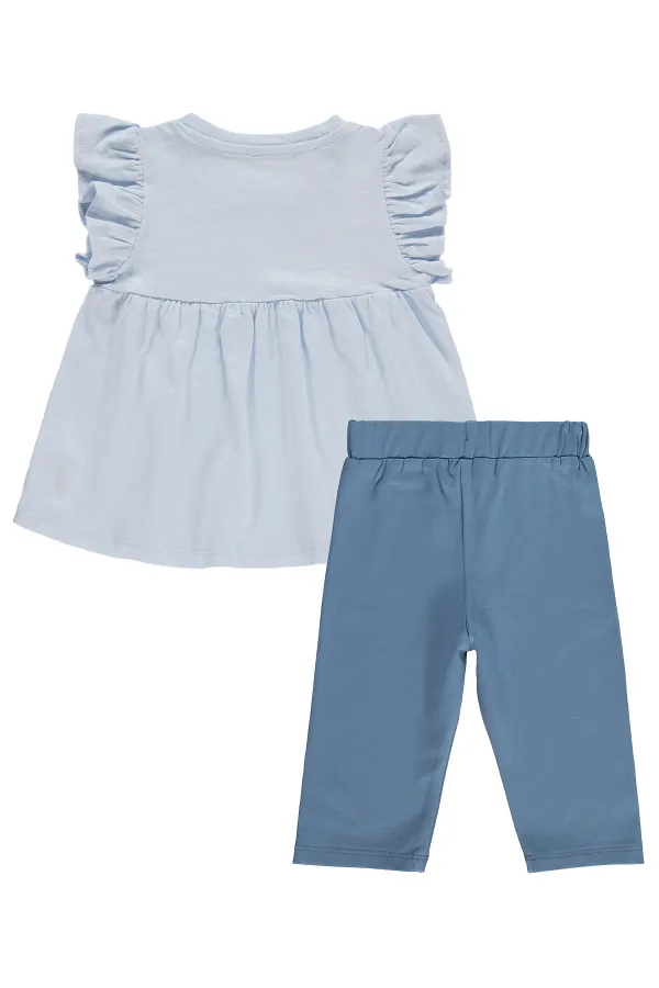 Ensemble d'équipe pour filles 2-5 ans Bleu clair - Emballage