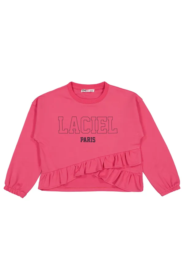 Girls Tracksuit 6-9 Years Old Dark Pink - Package Girls Tracksuit 6-9 Years Old Dark Pink - Package
