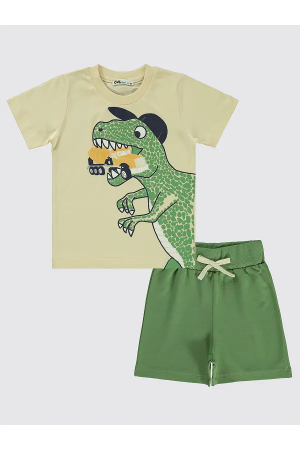 Ensemble pour garçon de 2 à 5 ans, couleur pierre - Emballage