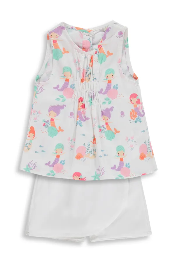 Ensemble bébé 0-24 mois, blanc cassé - Emballage