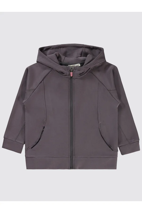 Girl Cardigan 6-9 Years Light Smoke - Package Girl Cardigan 6-9 Years Light Smoke - Package