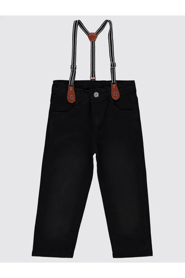 Pantalon noir pour garçon de 2 à 5 ans - Lot