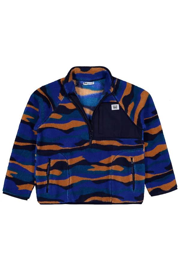 Erkek Çocuk Sweatshirt 10-13 Yaş Saks - Paket