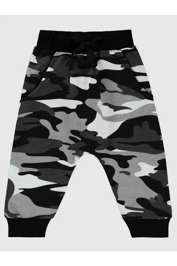 Baby Sweatpants 0-24 Months Black - Pack