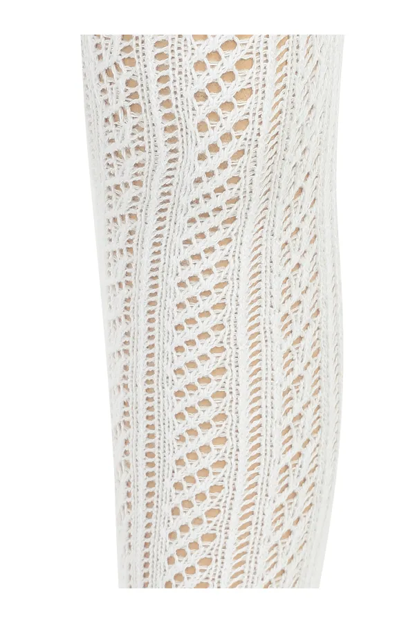 Kız Çocuk Külotlu Çorap 2-9 Yaş Ekru - Paket