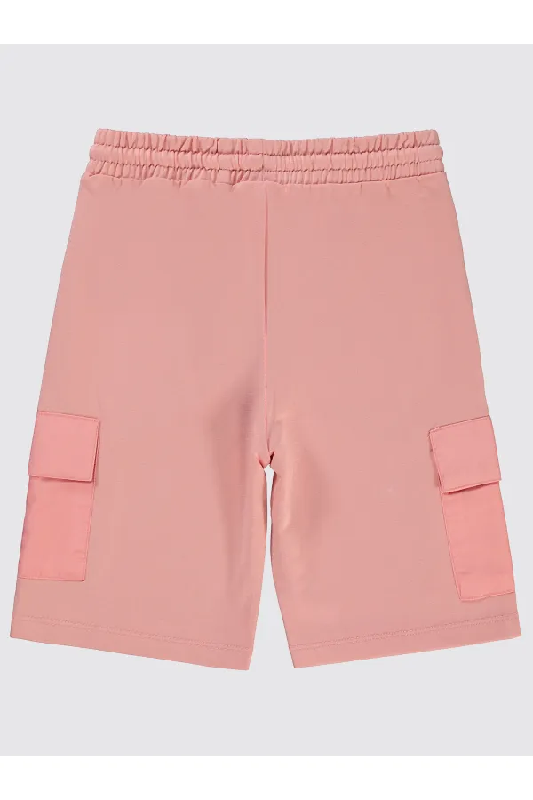 Kız Çocuk Kapri 10-13 Yaş Pudra - Paket