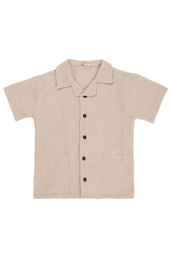 Ensemble d'équipe pour garçons, 6-9 ans, beige - Emballage
