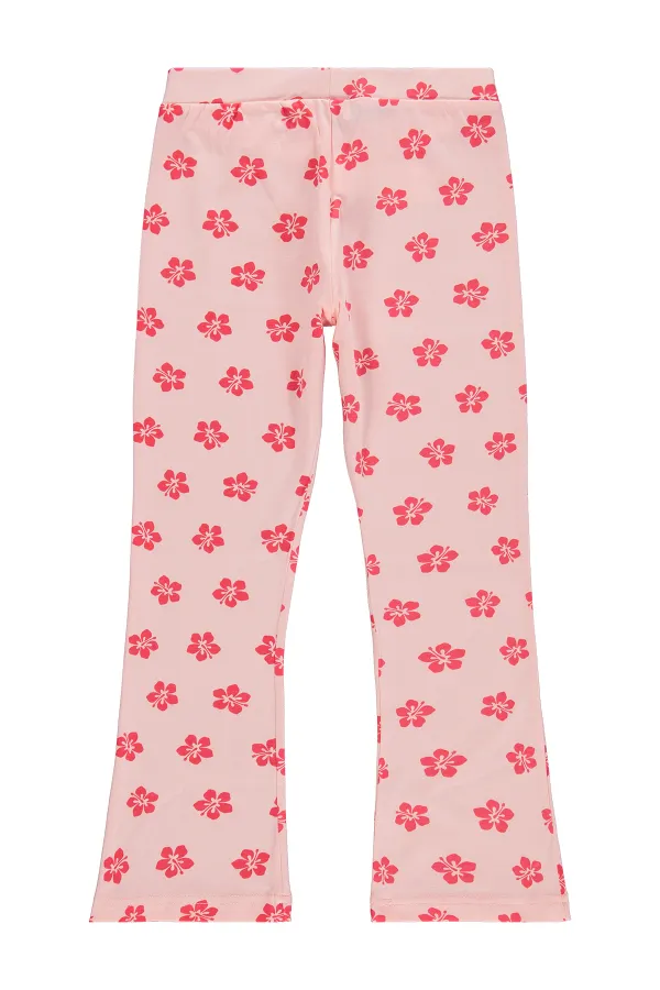 Kız Çocuk Tayt 6-9 Yaş Pembe - Paket