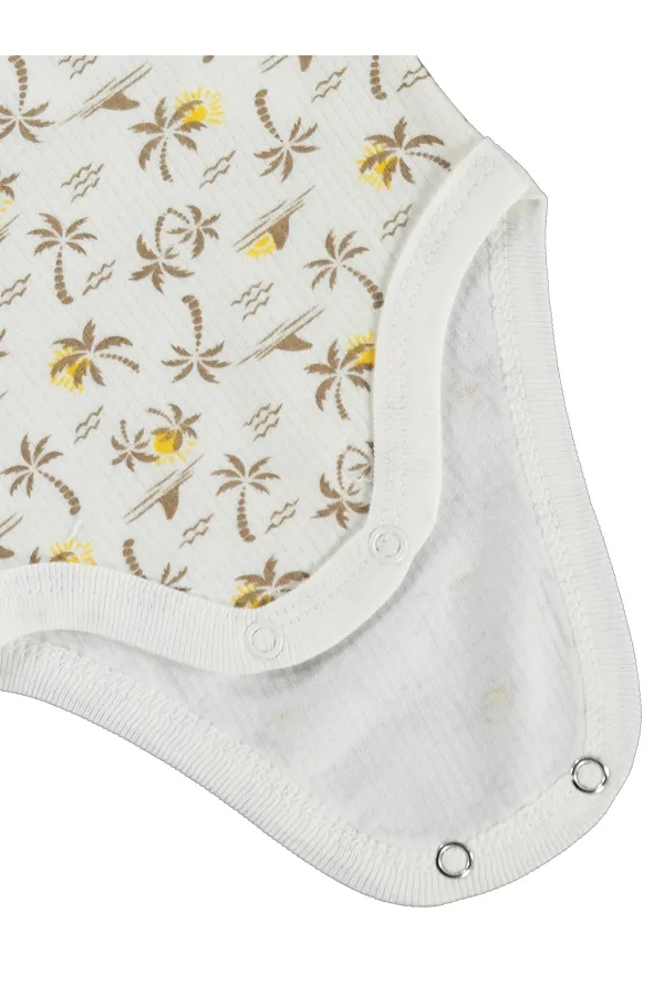 Body bébé à boutons-pression 0-24 mois, écru - Emballage