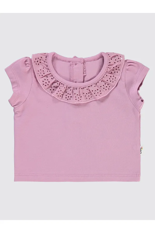 Bebek Tişört 6-18 Ay Lila - Paket