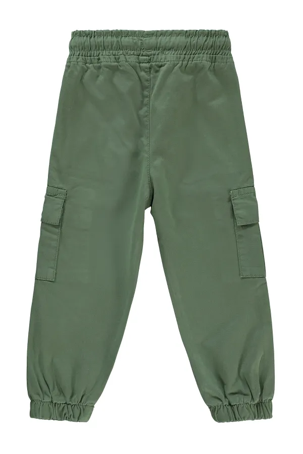 Kız Çocuk Pantolon 2-5 Yaş Haki - Paket