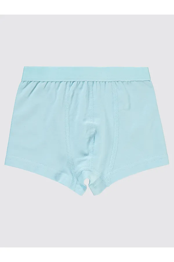 Erkek Çocuk Boxer 2-9 Yaş Mavi-Lacivert - Paket
