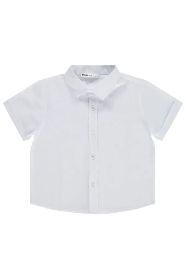 Erkek Çocuk Gömlek 2-5 Yaş Beyaz - Paket