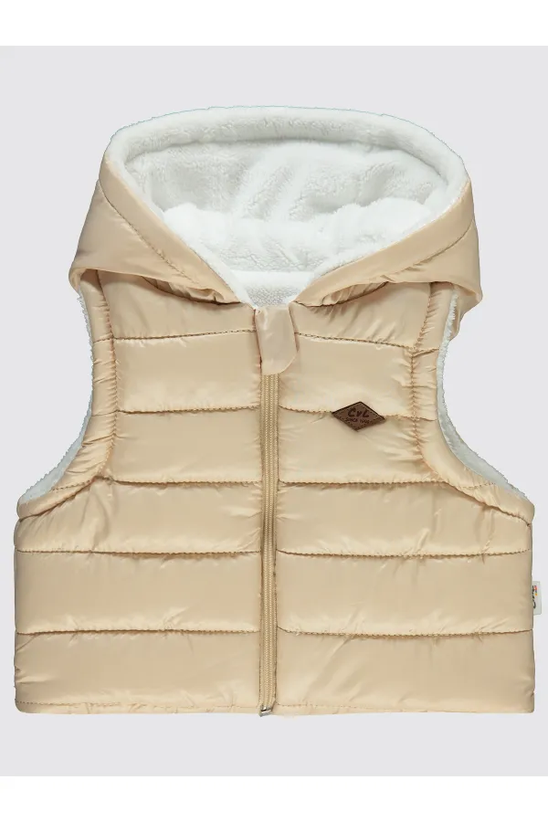 Bebek Yelek 0-24 Ay Sütlükahve - Paket