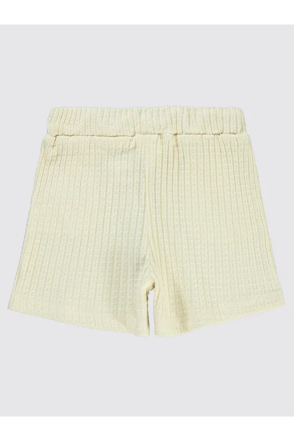 Shorts pour filles de 10 à 13 ans, couleur craie - Paquet