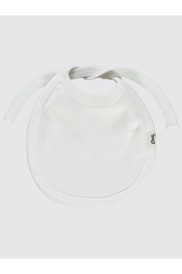 Bebek Mama Önlüğü 0-24 Ay Ekru - Paket