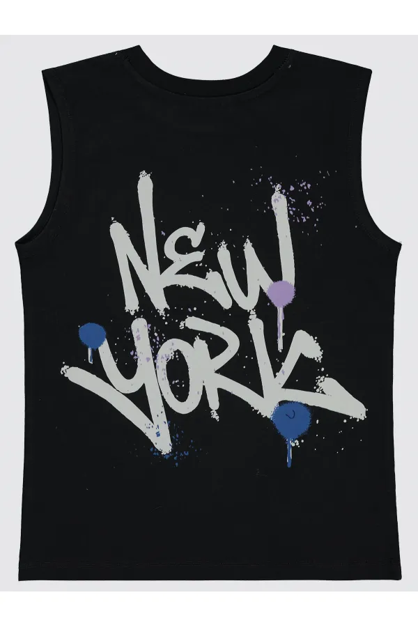 Boys T-Shirt 6-9 Years Old Black - Pack