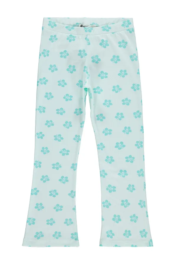 Leggings pour filles, 6-9 ans, vert menthe clair - Lot