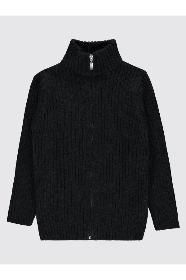 Gilet noir pour garçon (6-9 ans) - Lot