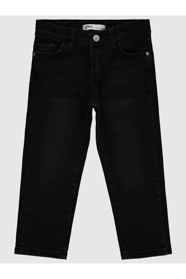 Pantalon noir pour garçon de 2 à 5 ans - Lot