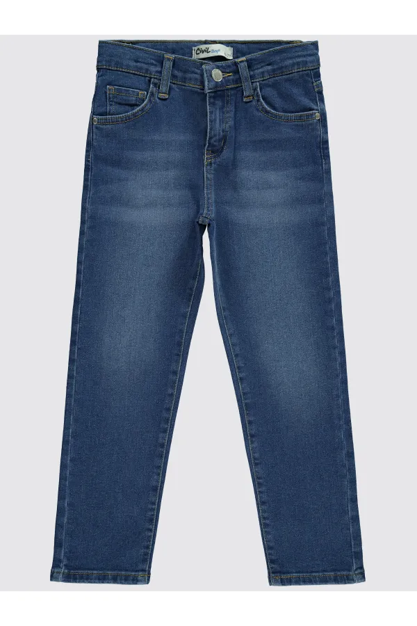 Pantalon garçon 6-9 ans bleu - Lot