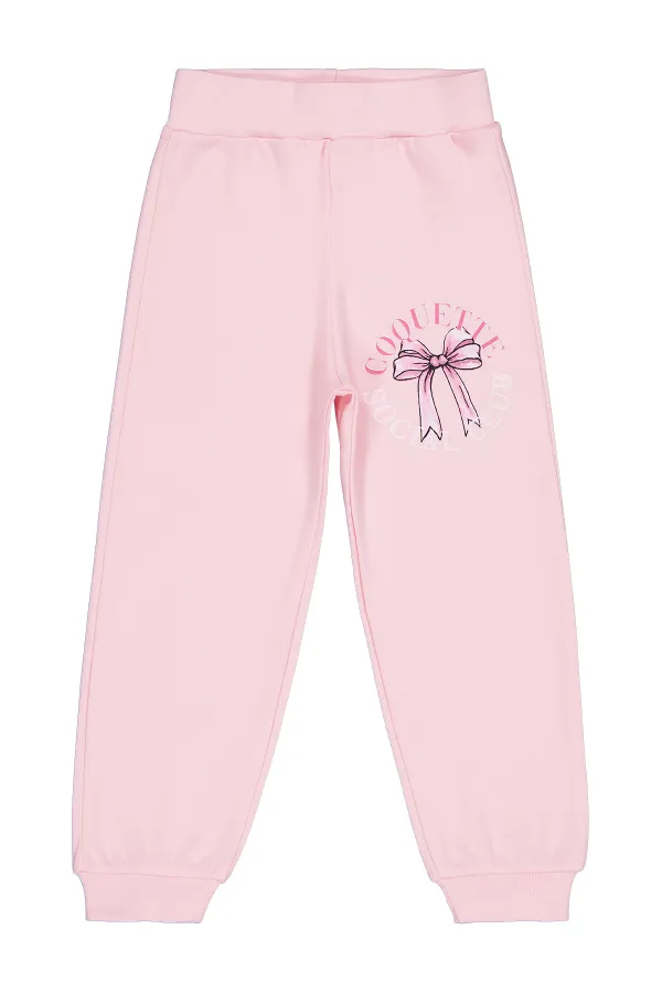 Girls Tracksuit Bottoms Km 2-5 Years Pink - Package