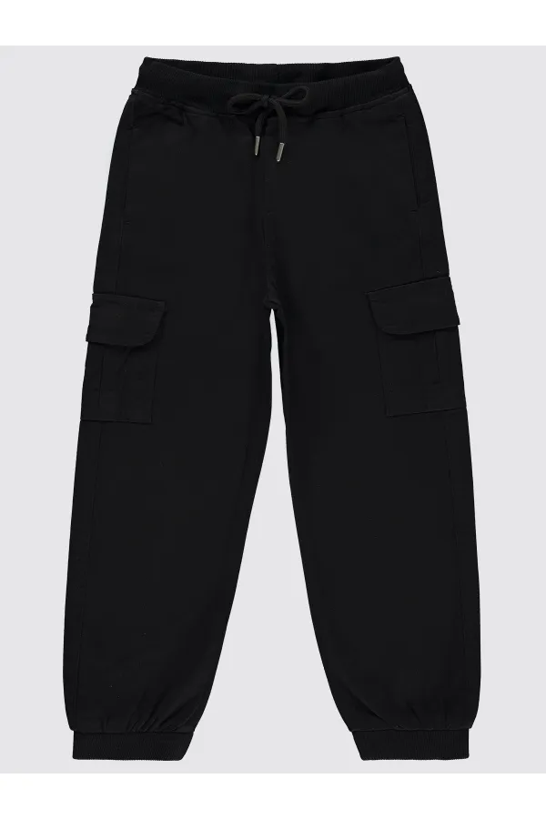 Boy's Trousers 10-13 Years Old Black - Pack