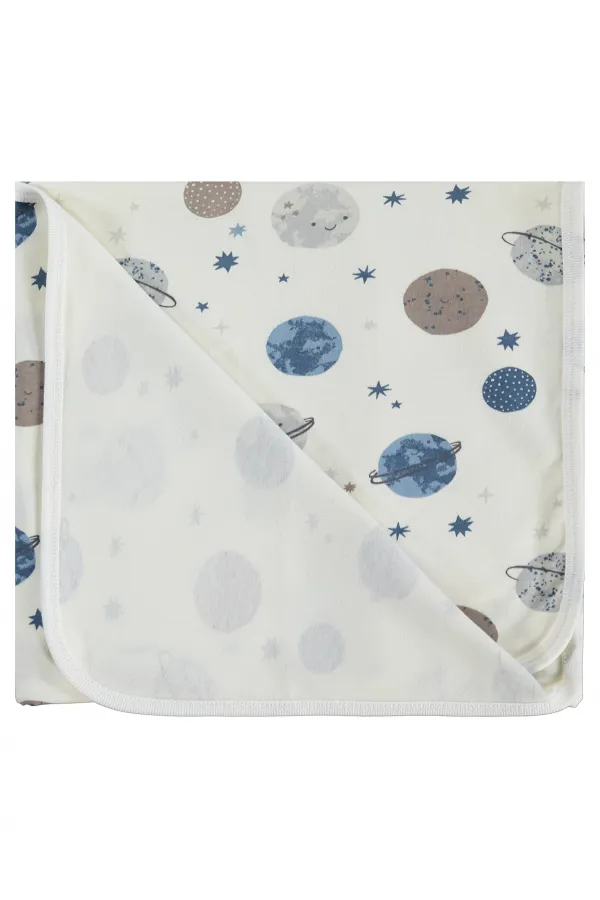 Ensemble couverture et lange pour bébé 0-24 mois, écru - Emballage Ensemble couverture et lange pour bébé 0-24 mois, écru - Emballage