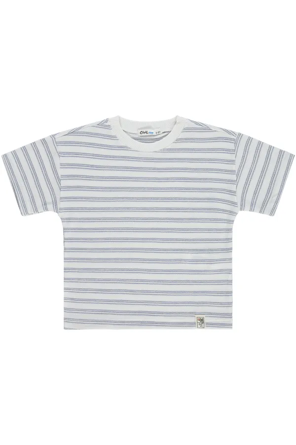 Erkek Çocuk Tişört 2-5 Yaş Mavi - Paket