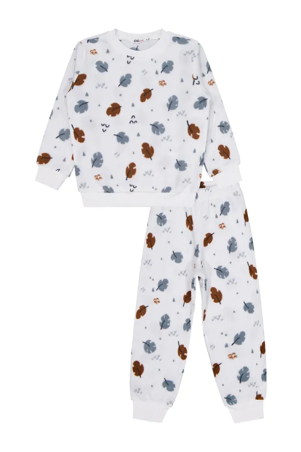 Girls Pajama Set 2-5 Years Old Ecru - Package