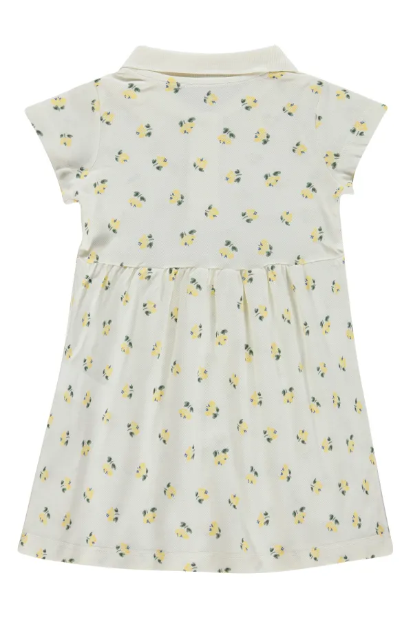 Combinaison et robe pour filles, 6-9 ans, blanc cassé - Emballage