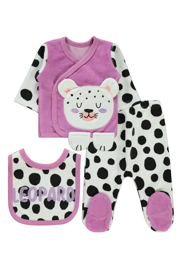 Bebek Zıbın Takımları 0-24 Ay Leylak - Paket