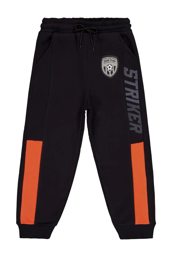 Pantalon de survêtement garçon, 6-9 ans, noir - Lot