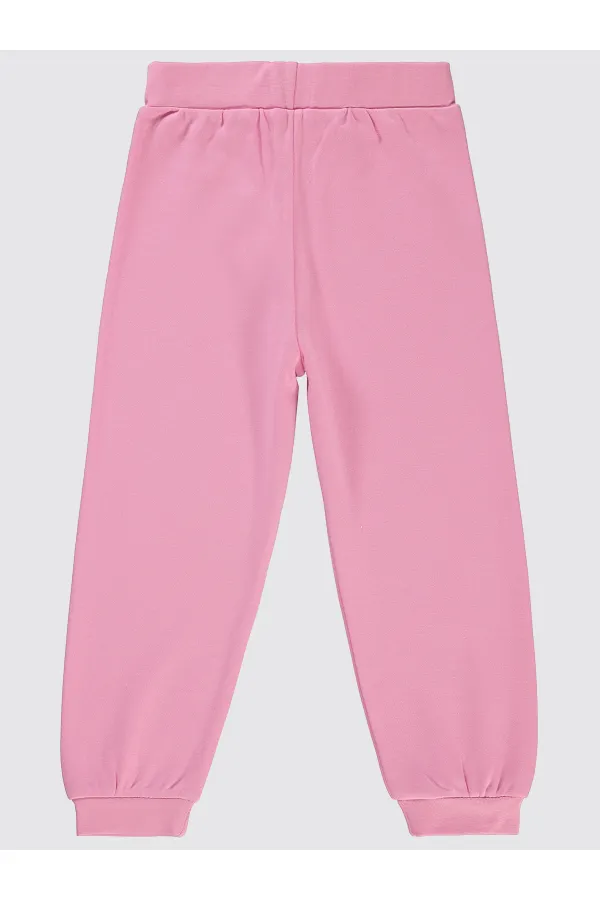 Bas de survêtement pour fille de 2 à 5 ans, rose pivoine - Lot