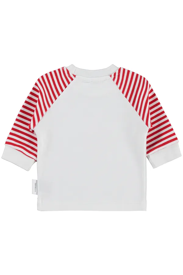 Sweat-shirt bébé 0-24 mois, écru - Emballage